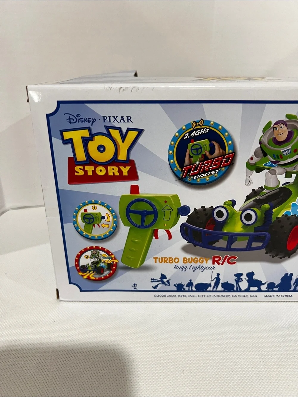 Disney Pixar Toy Story Turbo Buggy R/C Buzz Lightyear Remote Control Car 2.4 Ghz